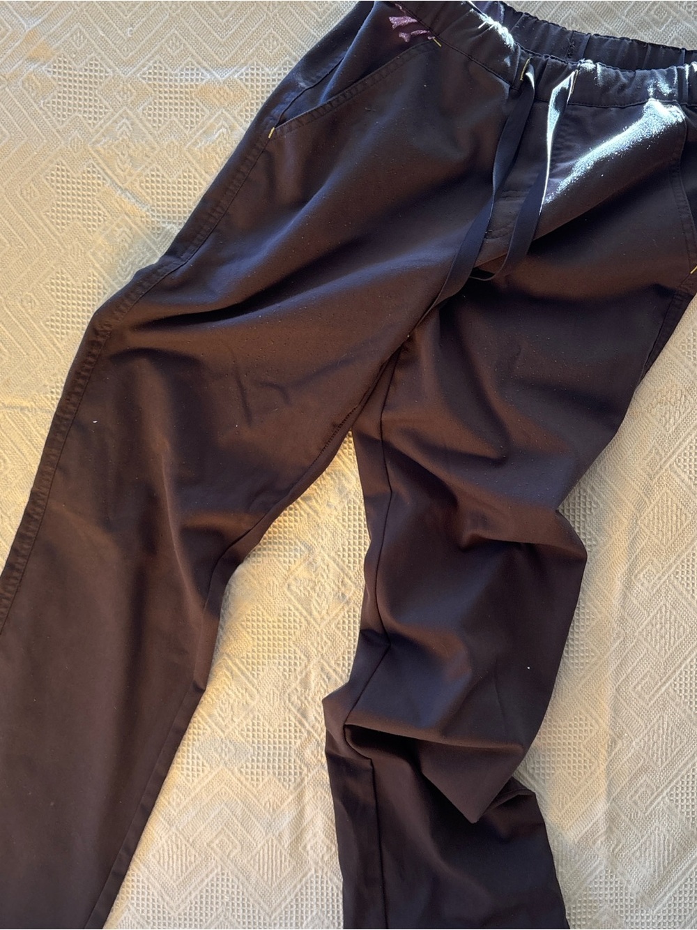 Figs Women’s Dark Gray Elastic/ Drawstring Waist Scrub Pants